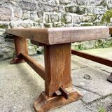Pair of solid oak benches