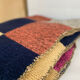 Couverture patchwork en laine