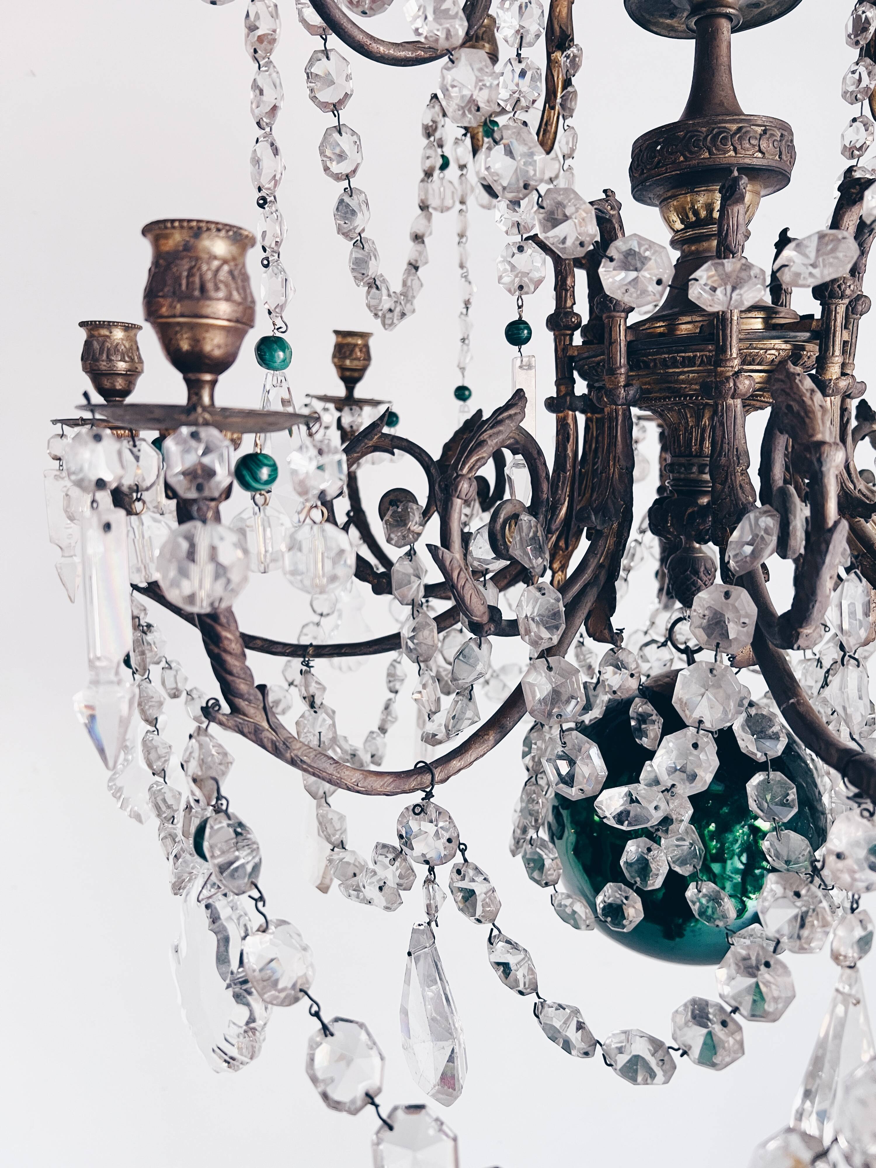 chandelier with tassels