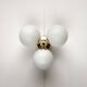Brass suspension from the Swiss space age mid-century by E.R. Nele for Temde, 1960s.