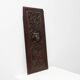 Flemish Renaissance Carved Oak Panel with Female Portrait Medallion