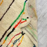 Handmade wool berber rug 250 x 150 cm
