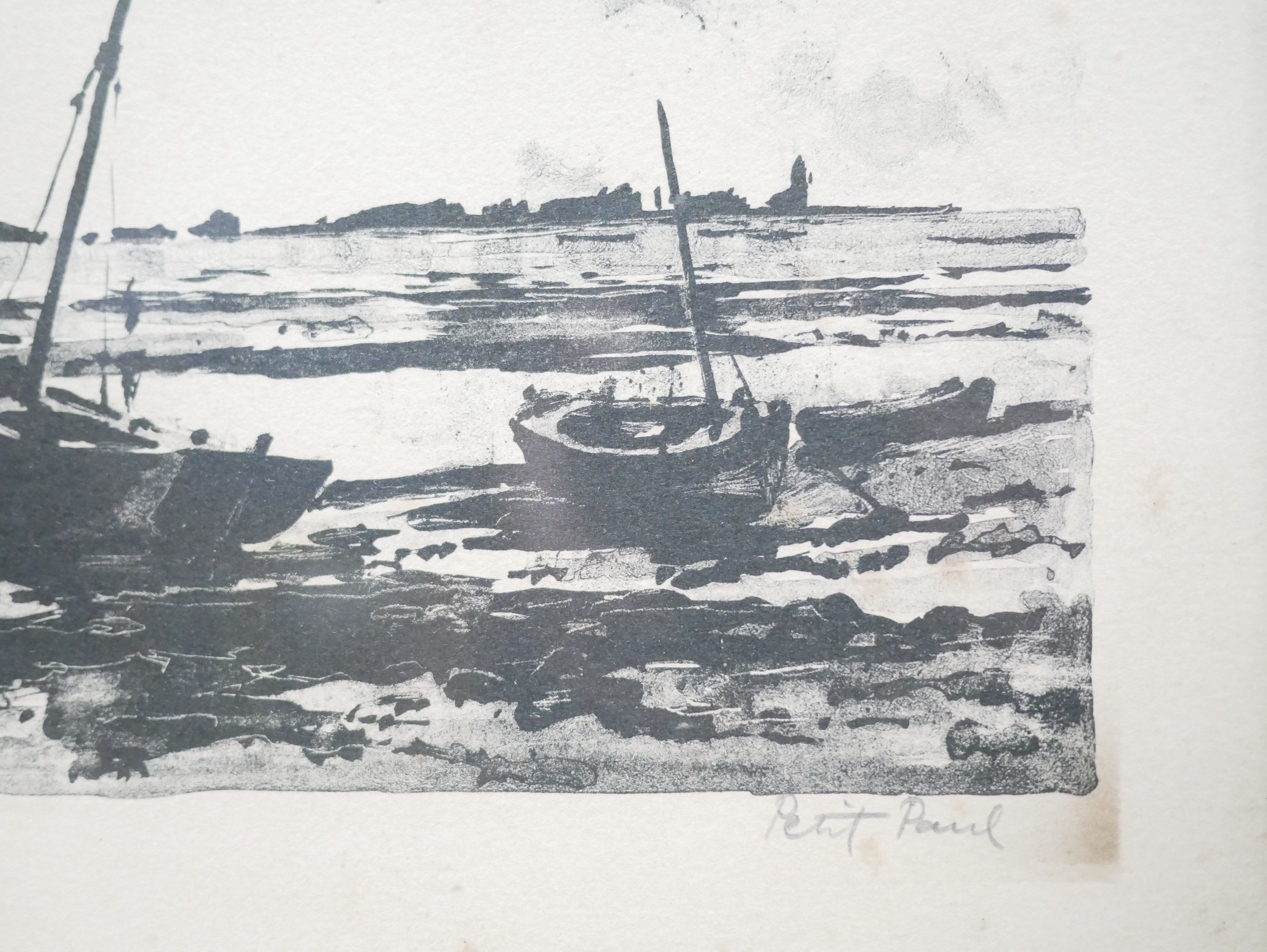 Lithograph artist's proof signed Paul Petit