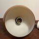 70s pear pendant light brown opaline