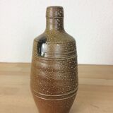 Vase soliflore en grès forme bouteille