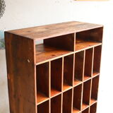 Casier de tri ancien en bois
