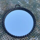 Vintage round mirror 1960 Chaty Vallauris