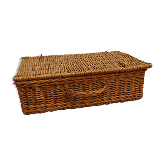 Wicker suitcase