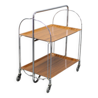 Mid-century folding serving cart, Italy, 1970s