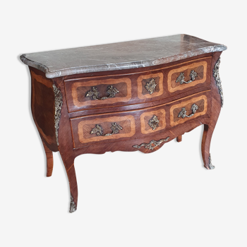 Commode sauteuse style Louis XV, époque XIXème