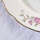 Set of 6 flat plates, Condé de Digoin Sarreguemines model.