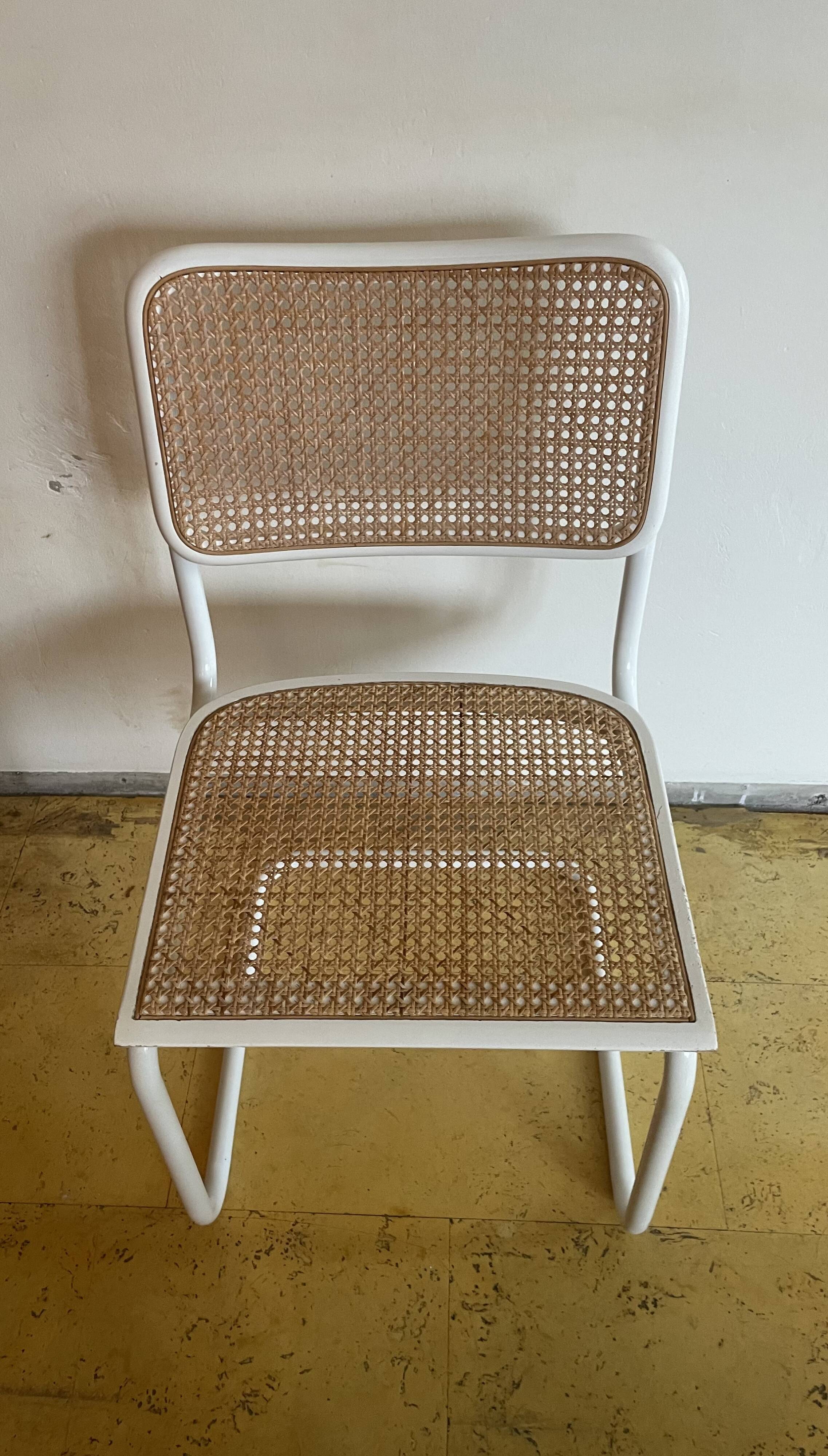 5 Cesca chairs by Marcel Breuer for Thonet