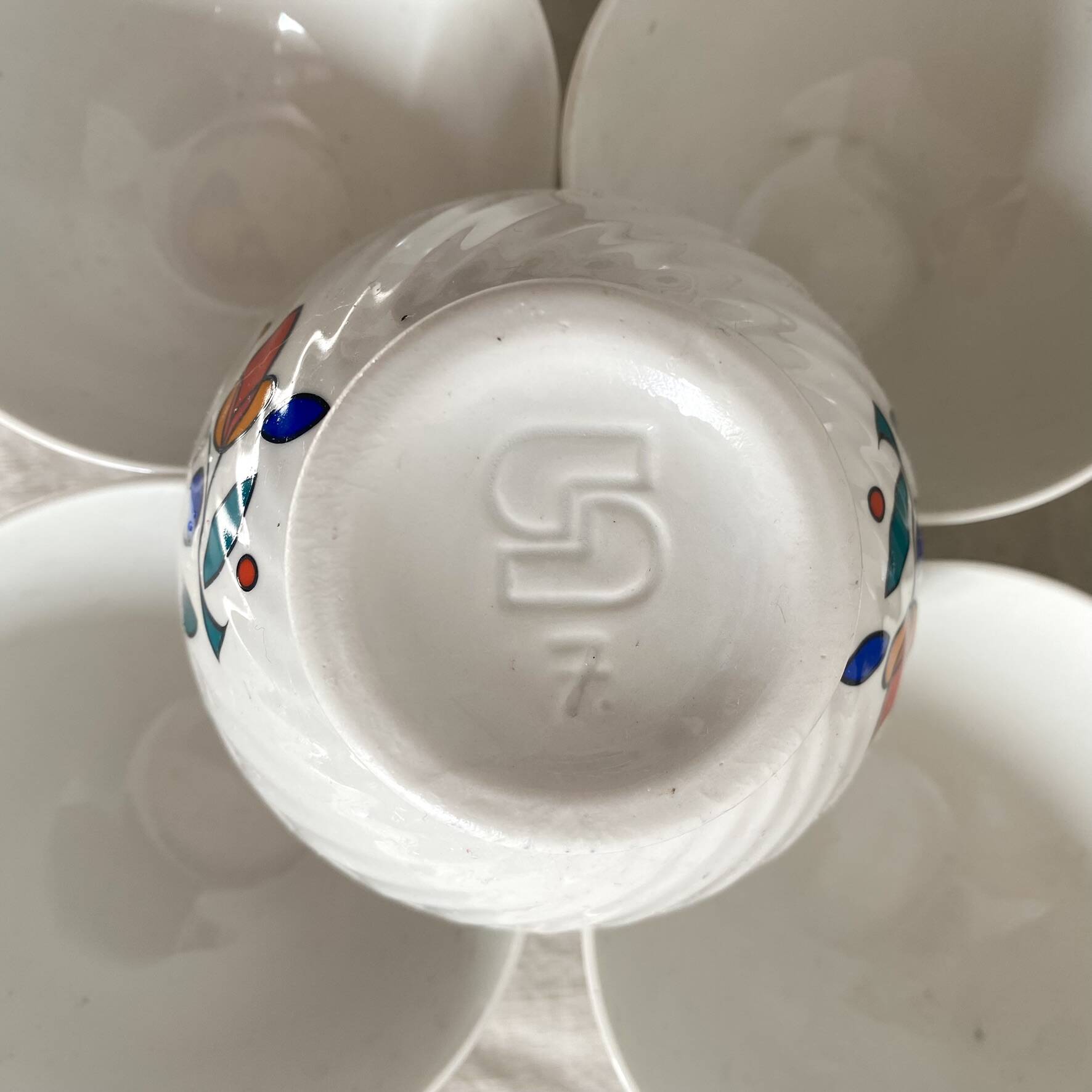 Small bowls Sarreguemines 1970s
