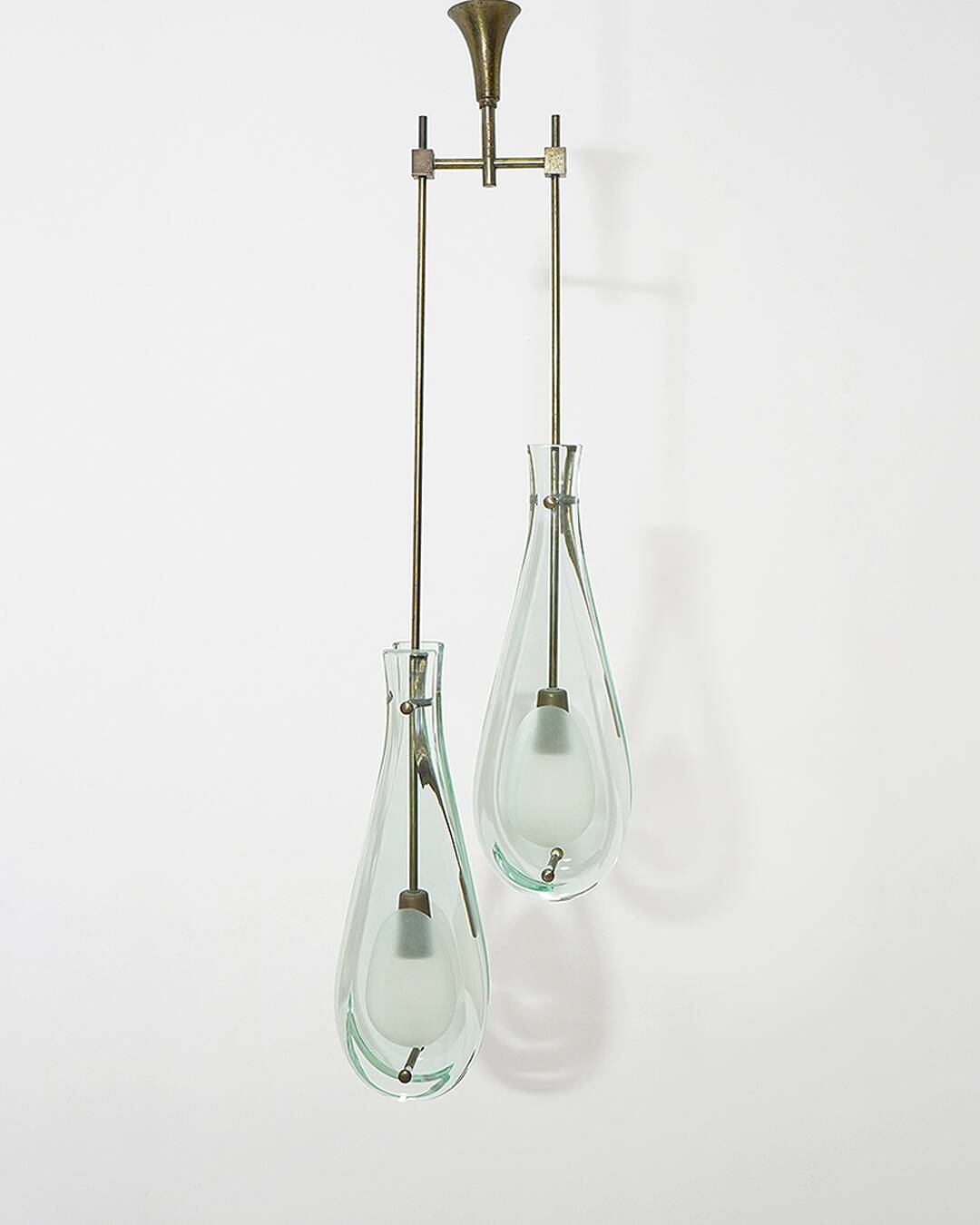 Pendant lamp mod. 2259/2 by Max Ingrand, Fontana Arte, 1960s