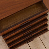 Danish mid century teak sideboard on tapered legs, 1970s