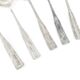 Set of table spoons, silver-plated brass, HEFRA, Poland, 1970s