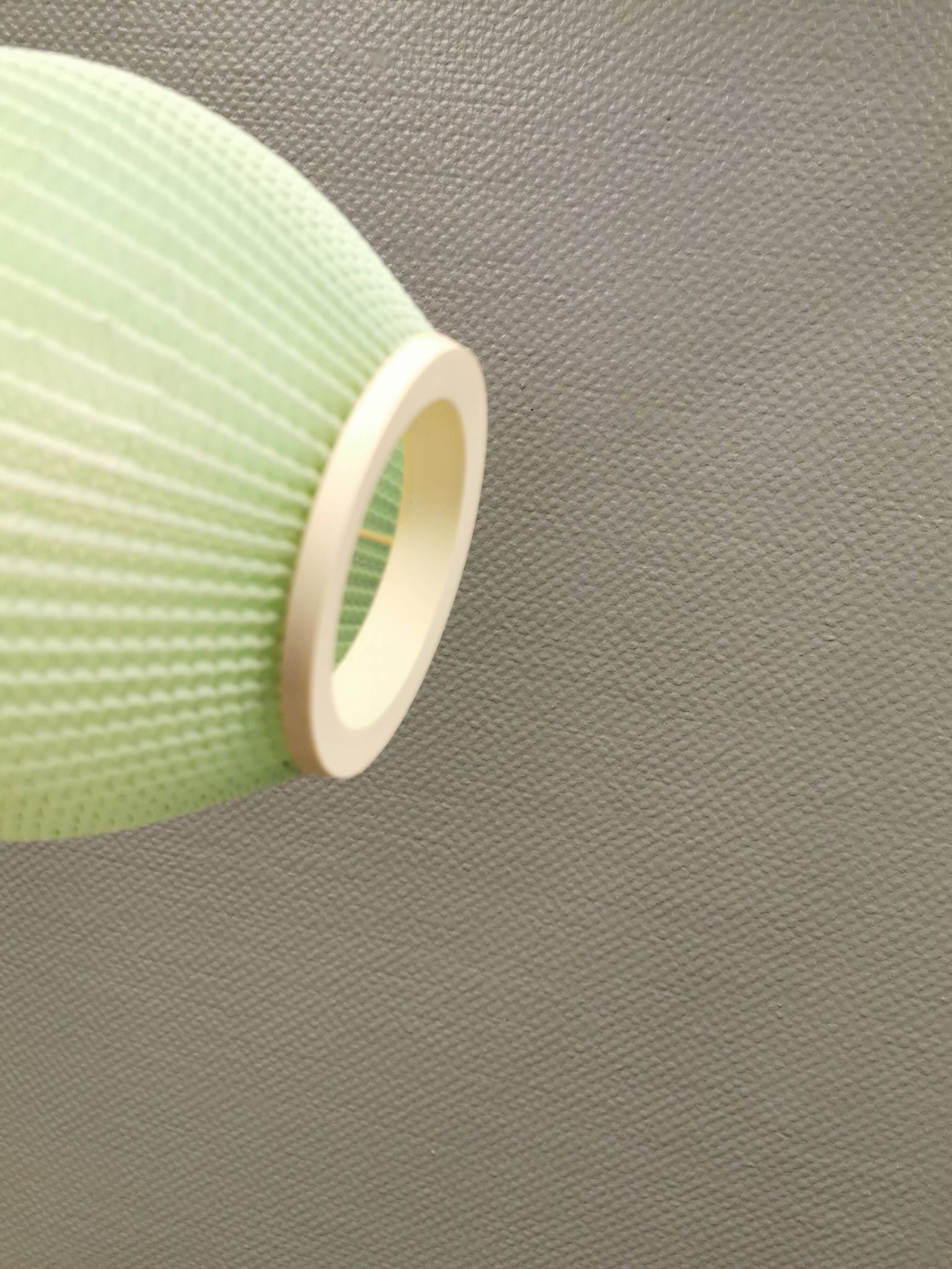 Danish pleated hanging lamp, Pearl Shade, produced by Hoyrup Light and designed by Lars E Schiøler