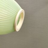 Danish pleated hanging lamp, Pearl Shade, produced by Hoyrup Light and designed by Lars E Schiøler