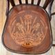 Pair of baumann bistro chairs in bent wood with early twentieth century design