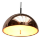 Suspended dome lamp in copper by Staff Leuchten, mid-century, 1960s.