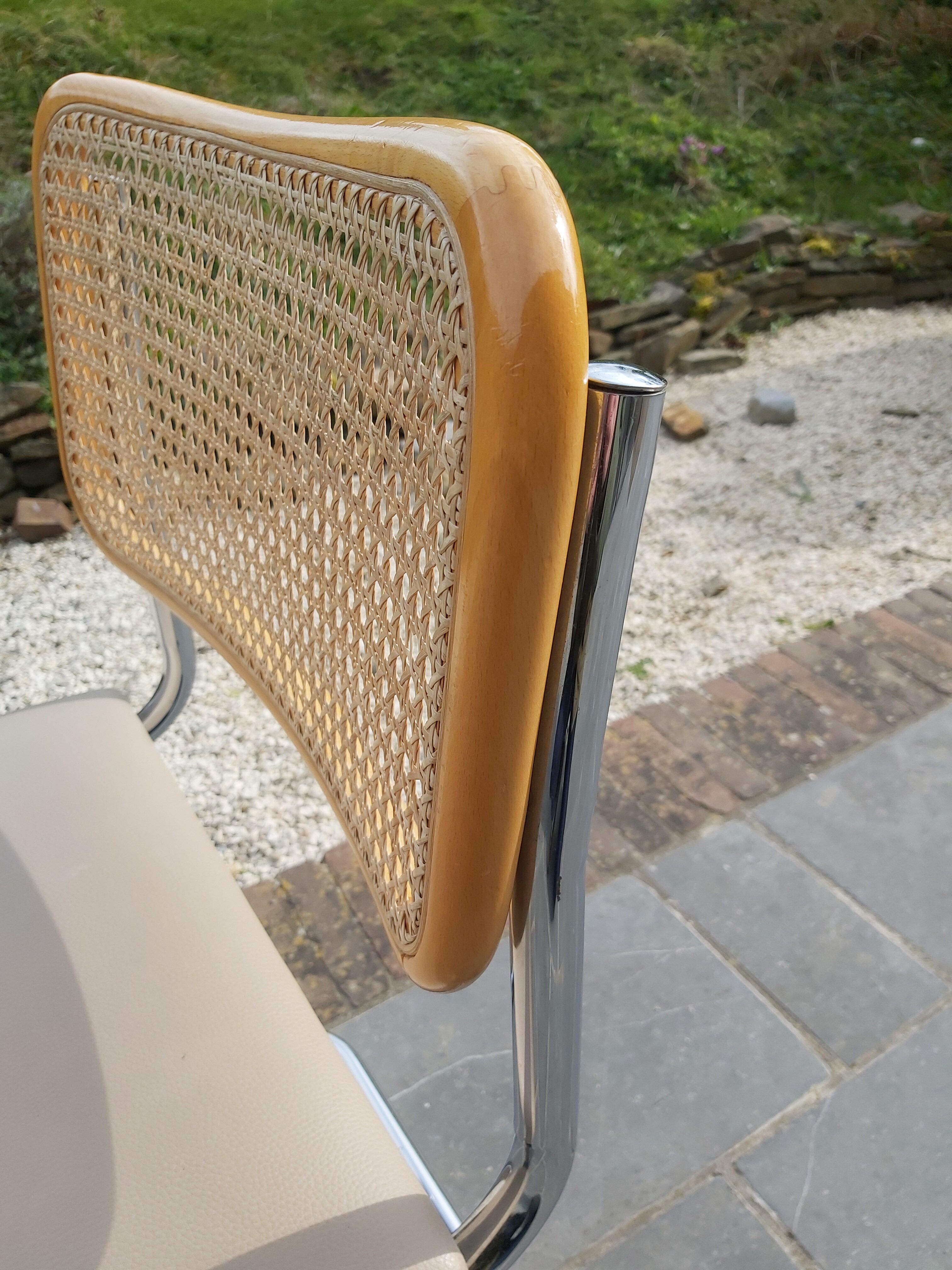 Set de 4 chaises vintage design Marcel Breuer