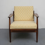 Fauteuil des années 1960 jaune