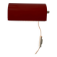 Simple red metal wall light from the AGE, 1970s, Germany.
