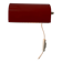 Simple red metal wall light from the AGE, 1970s, Germany.