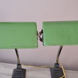 Pair of Art Deco desk lamps, 1930