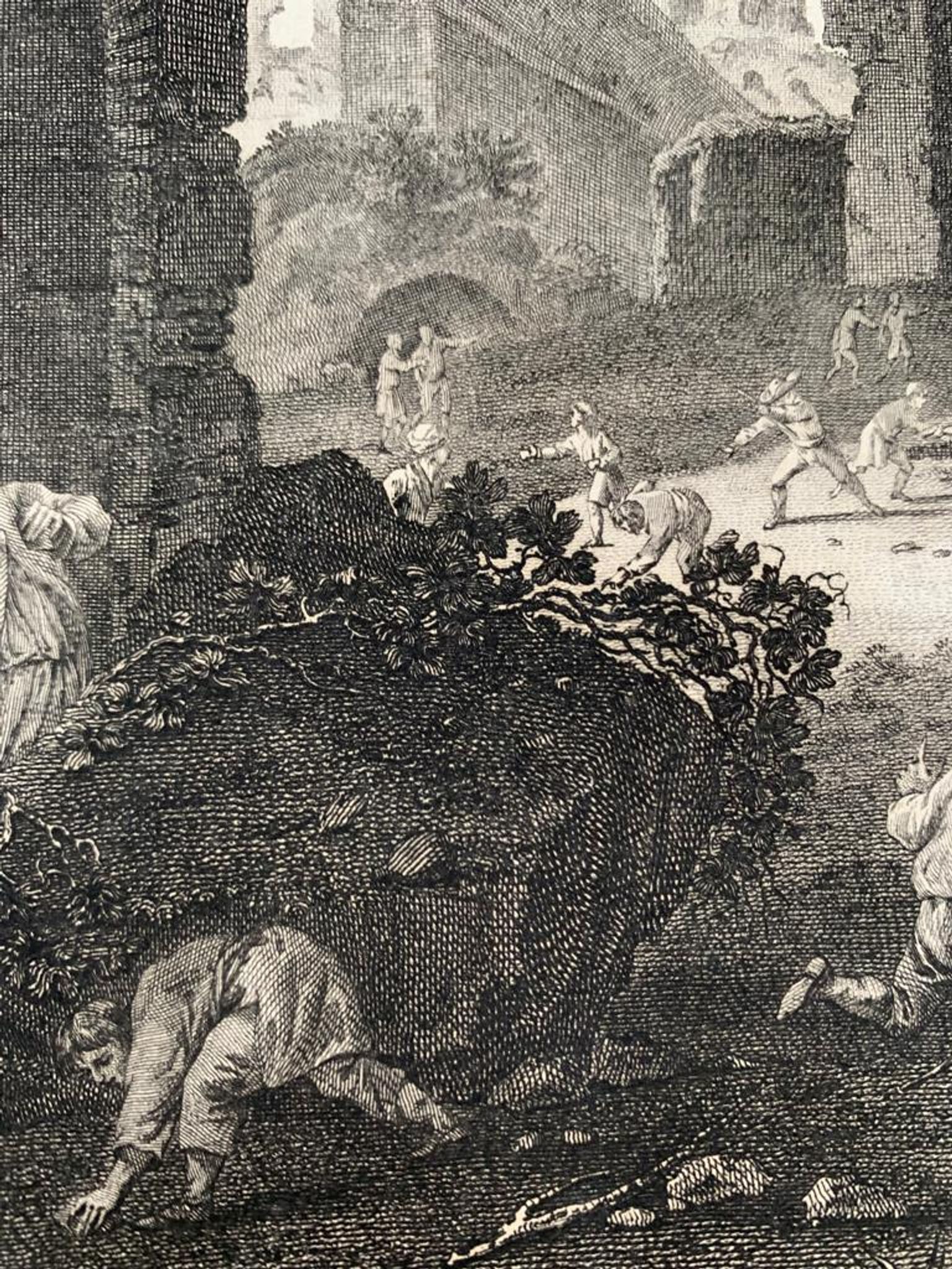 Pieter Van Laer, Les Enfants, gravure, XVIIIème siècle