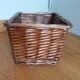 Rectangular wicker basket