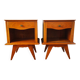 Paire de tables de chevets vintage 1950