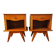Paire de tables de chevets vintage 1950