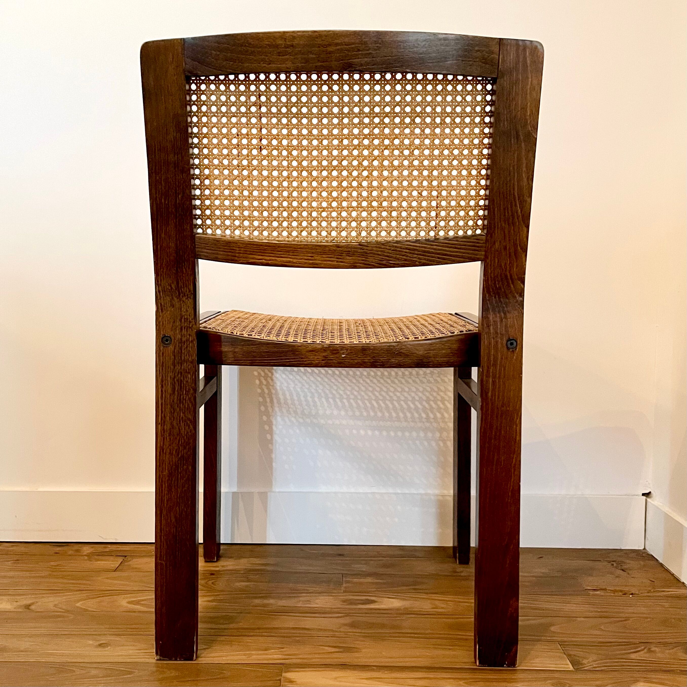 Set of 4 Baumann chairs 70s