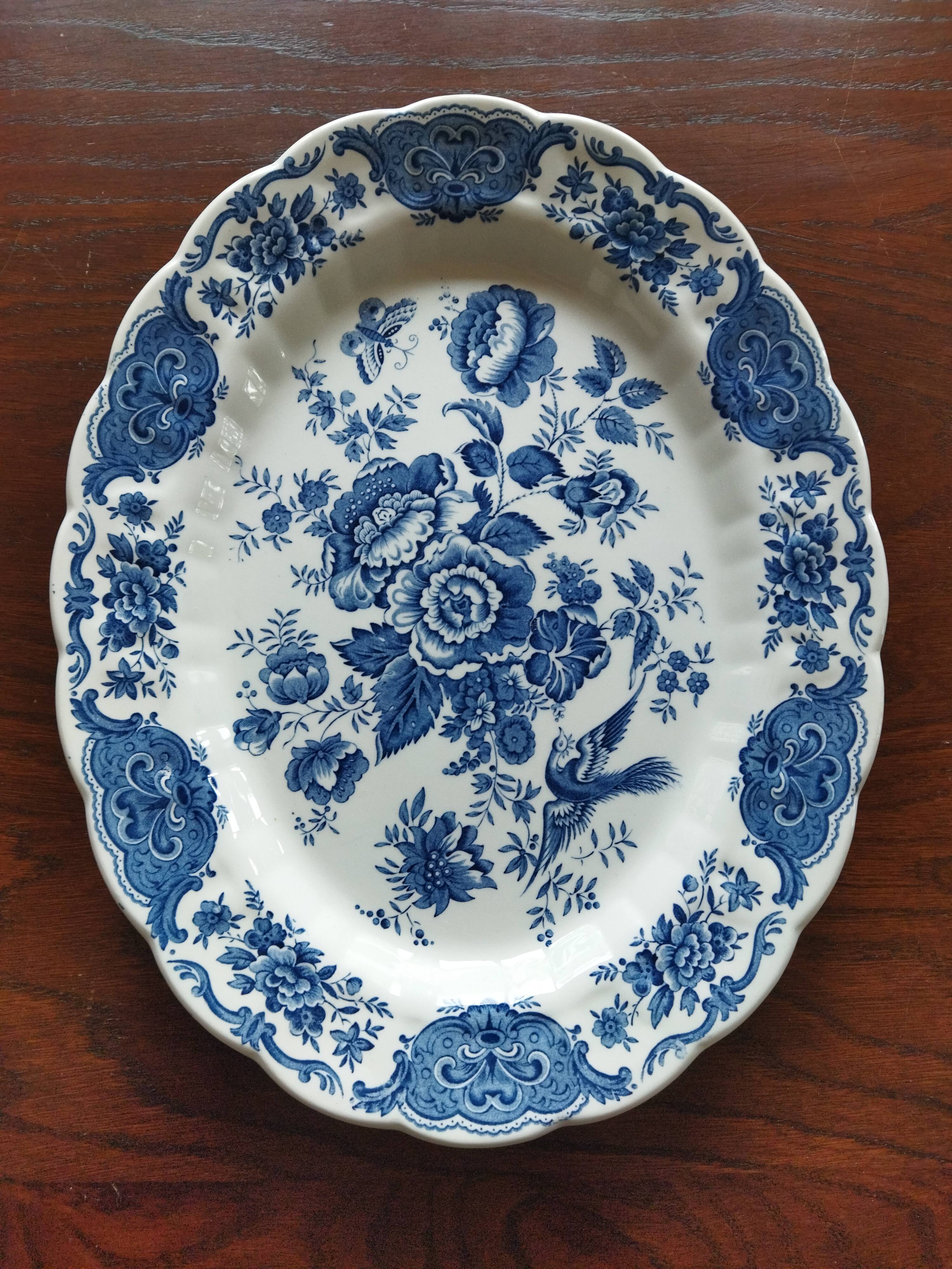 English oval dish "Windsor" Ridgway