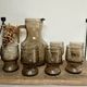Smoked orangeade service Fidenza Italy vintage