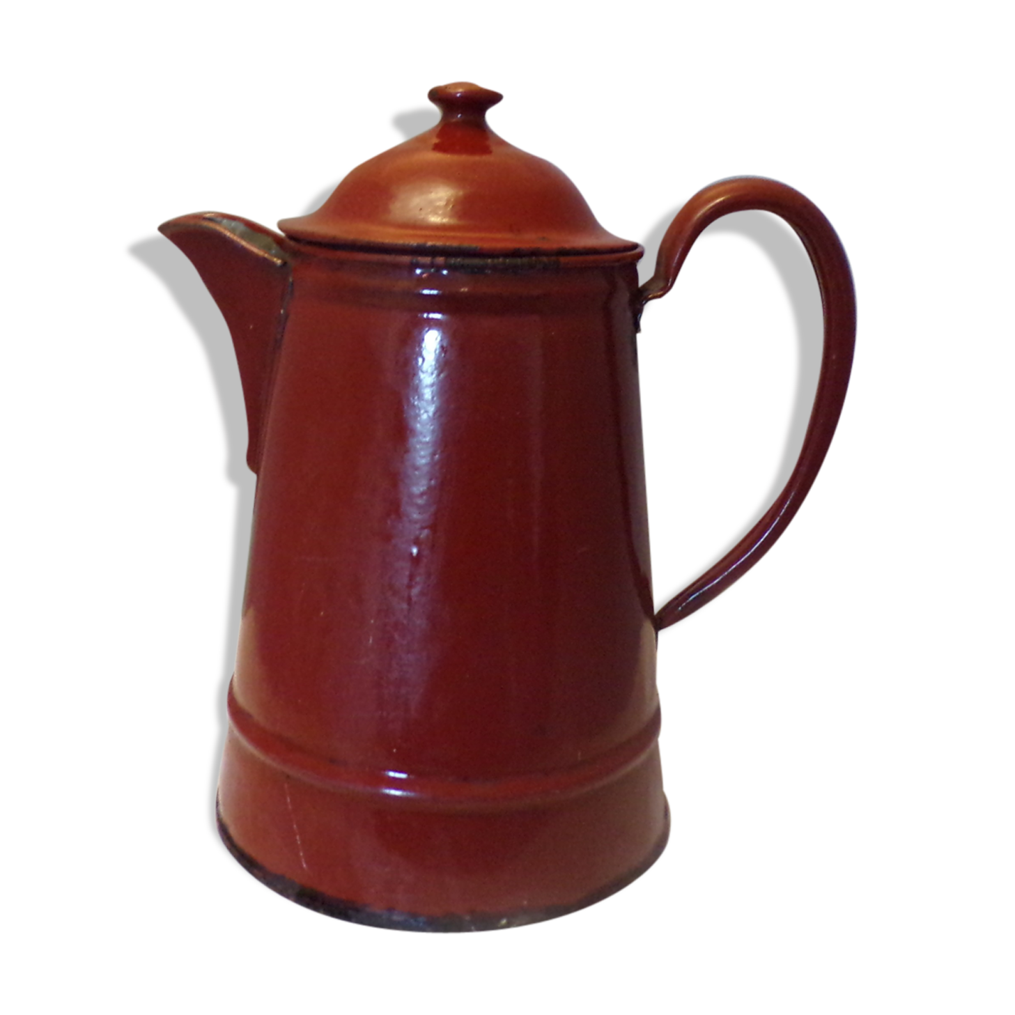 Enamelled coffee maker