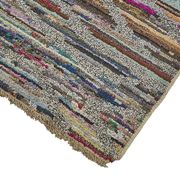 Tapis boho recyclé turc fait main 175 cm x 251 cm