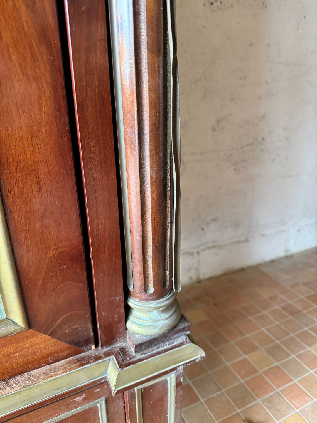 Louis XVI mahogany wardrobe