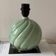 Vintage green ceramic lamp