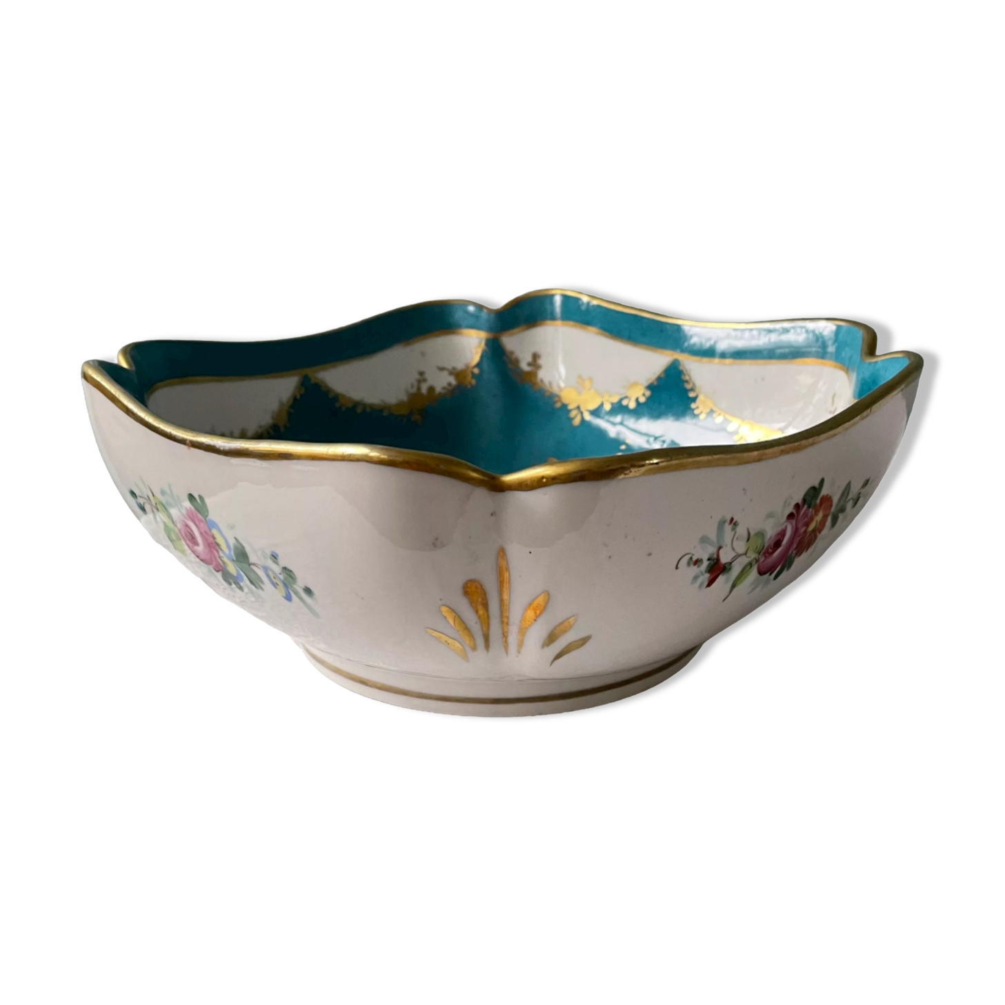 Porcelain salad bowl of Sèvres XIXth