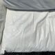 Danish Komfort white leather sofa