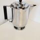 Old tea maker art deco metal and wood