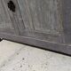 Old Parisian chopping block buffet with vintage shabby patina