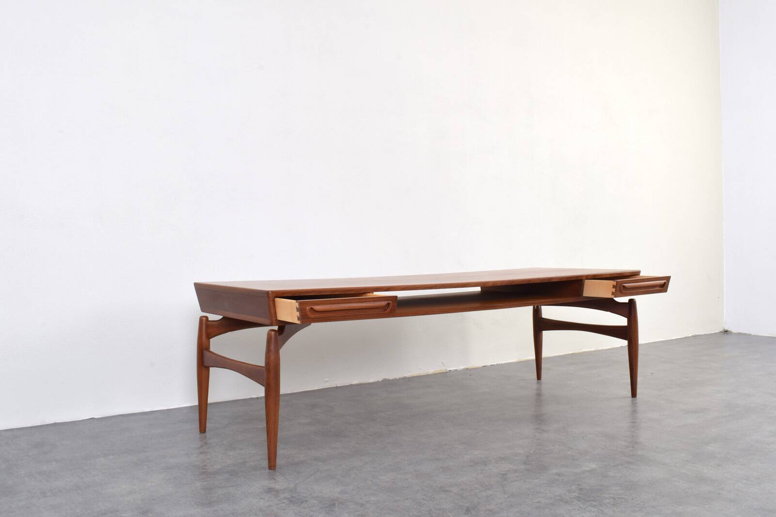 Mid-Century Teak Coffe Table by Johannes Andersen for Trensum Möbelfabrik,