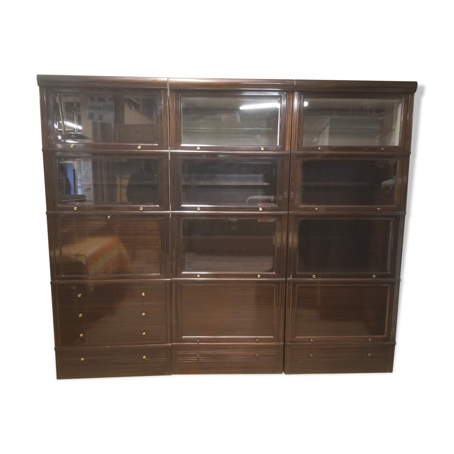 Modular vintage bar library showcase furniture MD - 60s