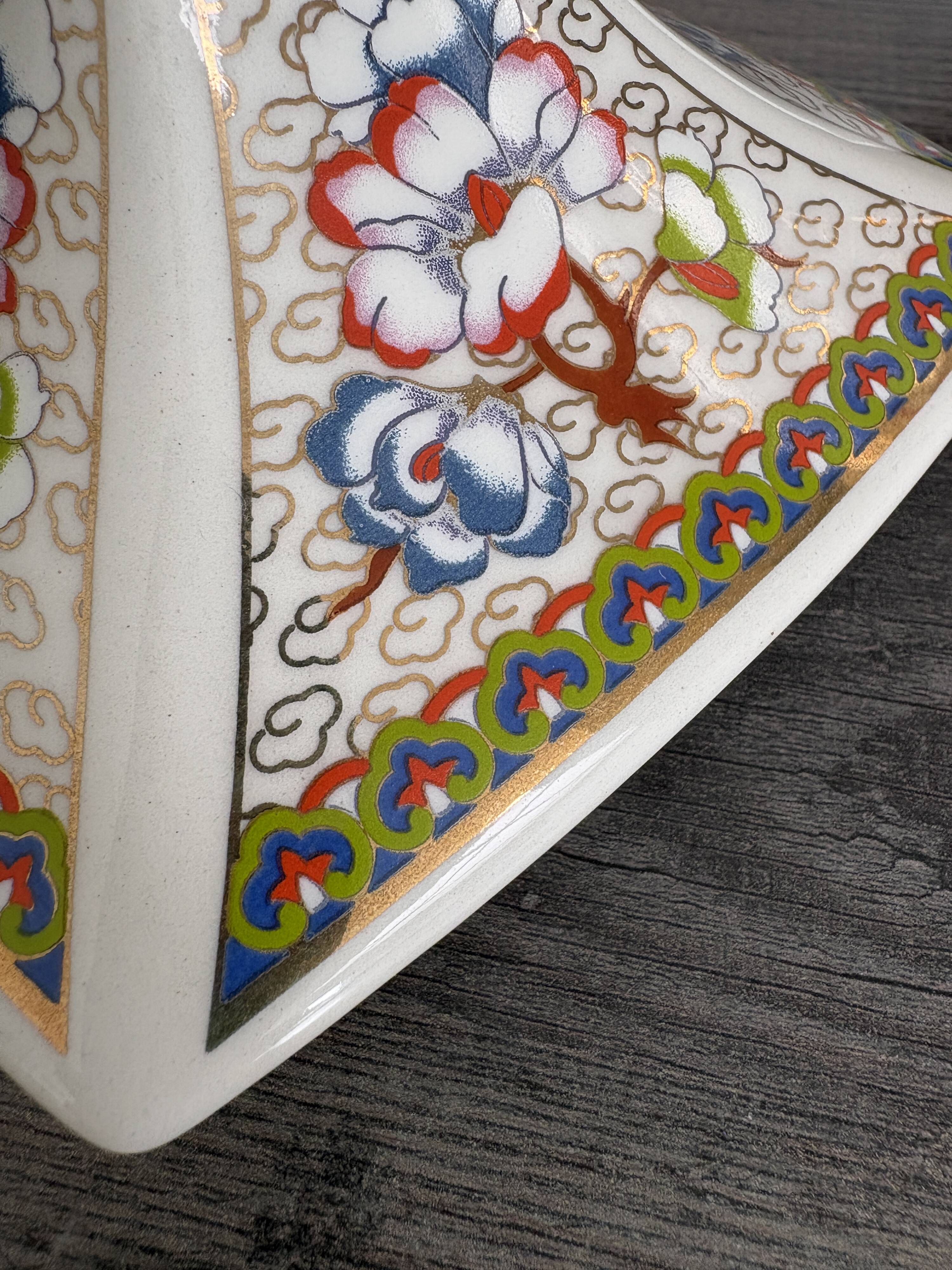 Bonbonnière vintage chic Made in Italy style Imari