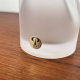 Vintage glass vase from the German Malachit series by Peill & Putzler, 1970s.