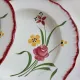 6 assiettes creuses vintage terre de fer Salins modèle Pierrette
