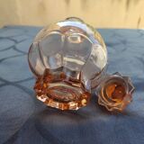 Vintage Pink Molded Glass Carafe